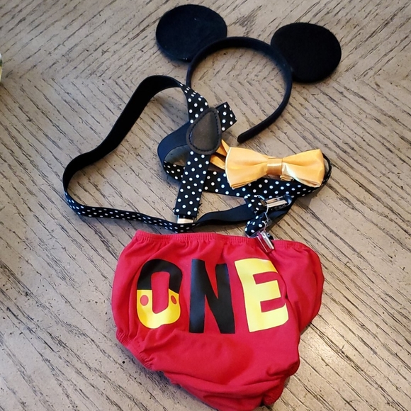 Other - Baby boys 1st bday outfit. Mickey mouse 12 months